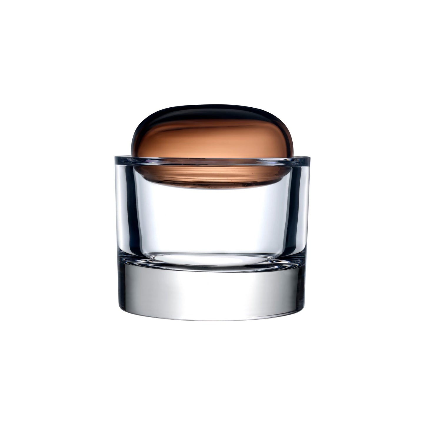 Ecrin Glasgefäß mit Deckel, Large