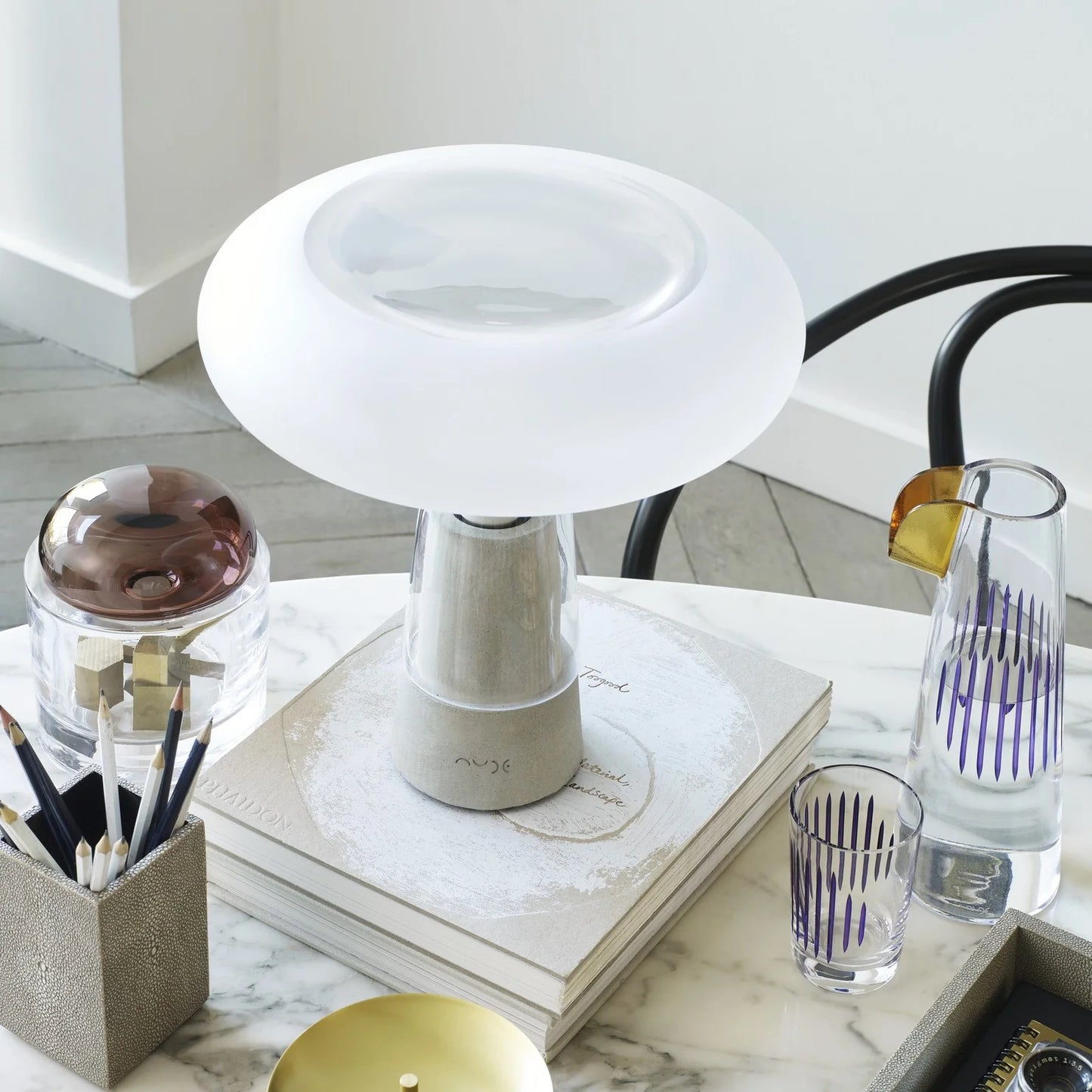 Ecrin Glasgefäß mit Deckel, Large