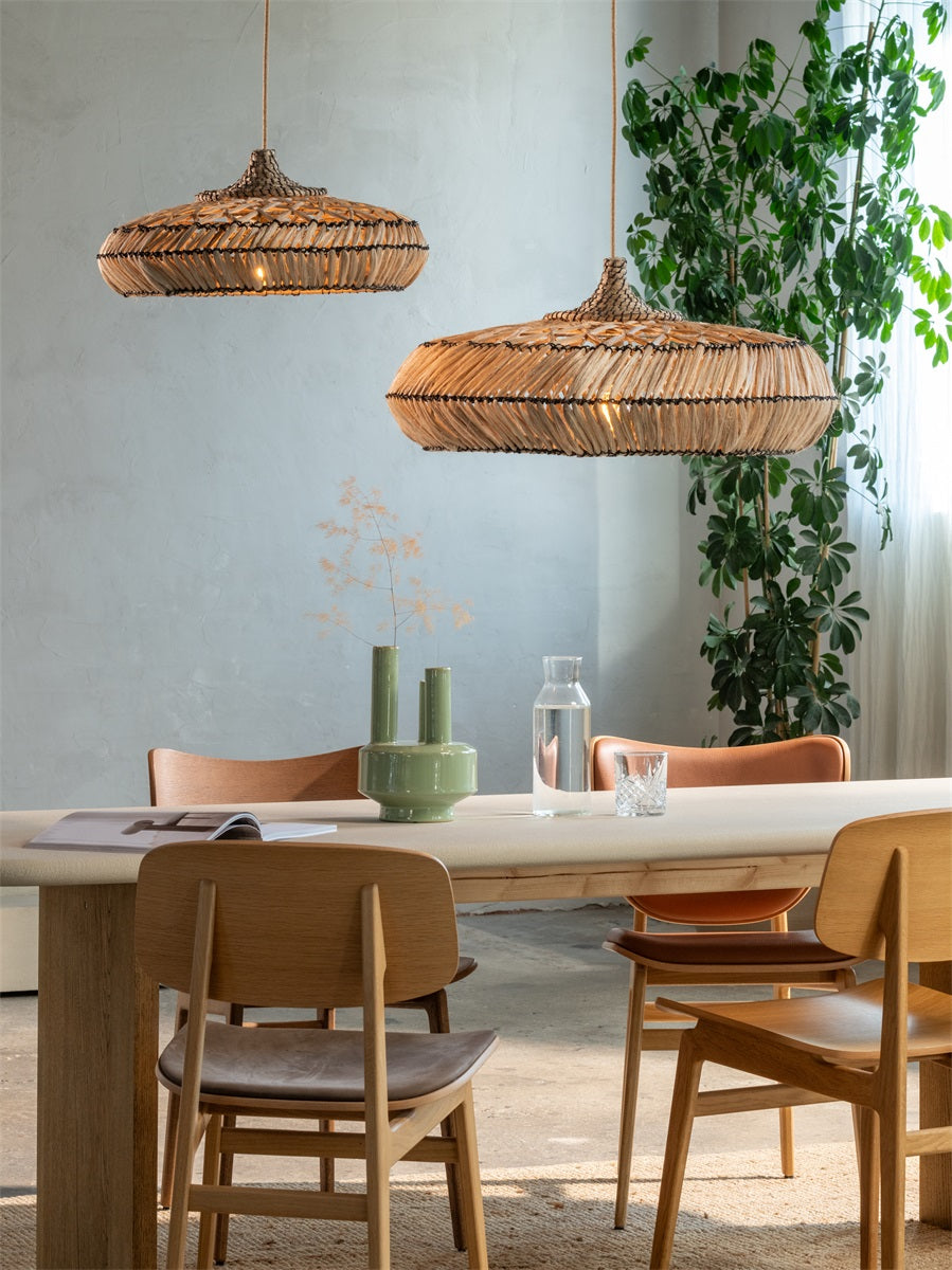 Hängelampe Abaca Rinjani Natur, large