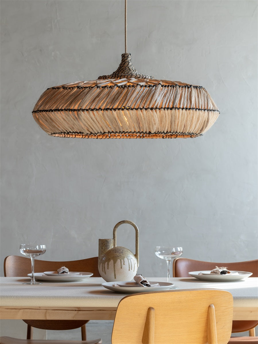 Hängelampe Abaca Rinjani Natur, large