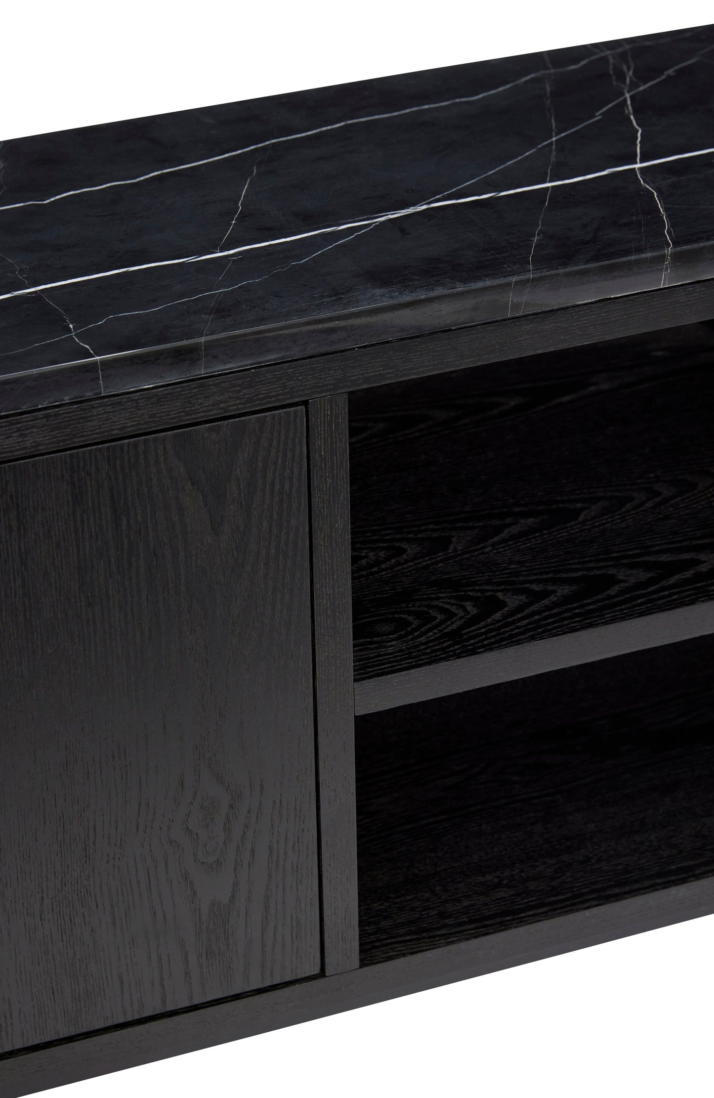 Nobu Sideboard Schwarz, Marmor