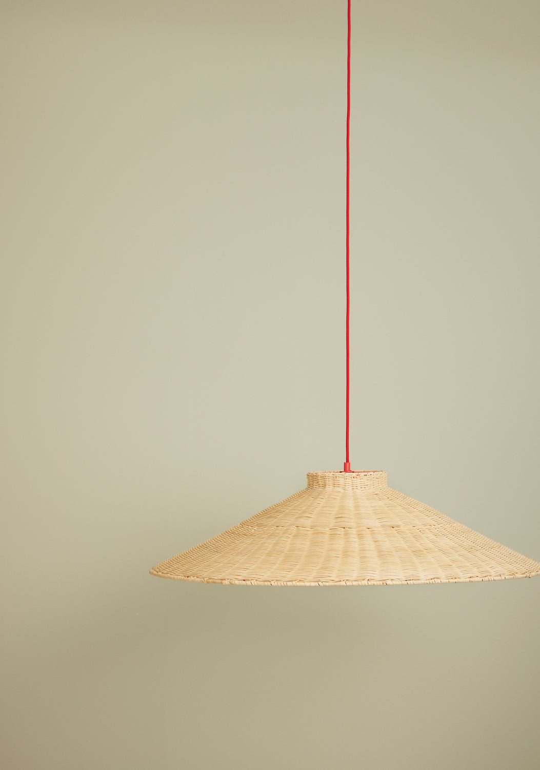 Chand Hängelampe Trapez Naturfarben