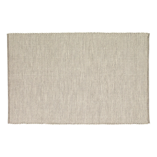 Poppy Teppich, Grau/Weiß