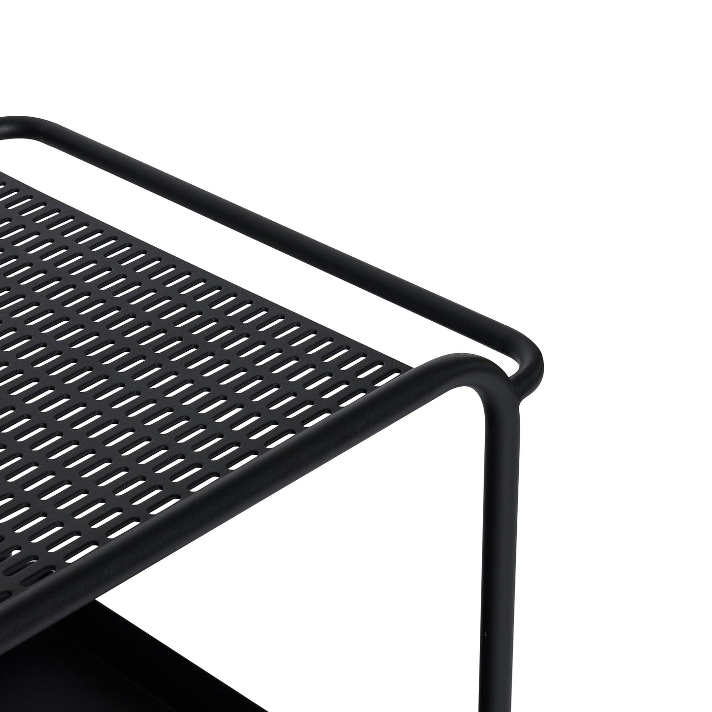 Push Servierwagen schwarz