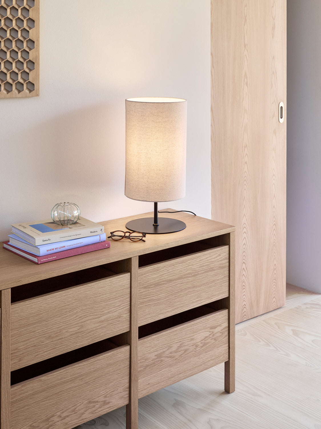 Sable Tischlampe Sandfarben