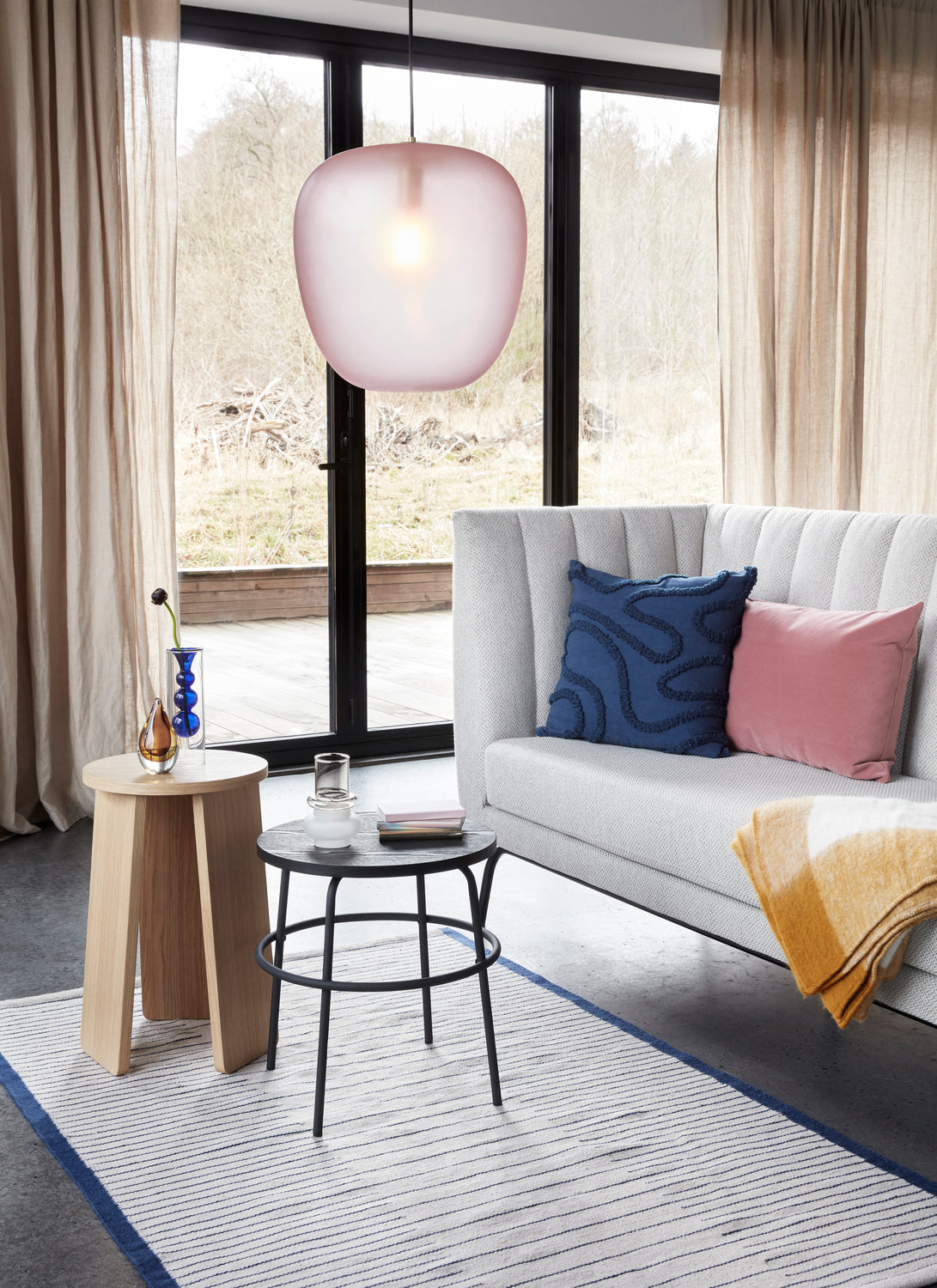 Split Hocker Dreifach, Naturfarben