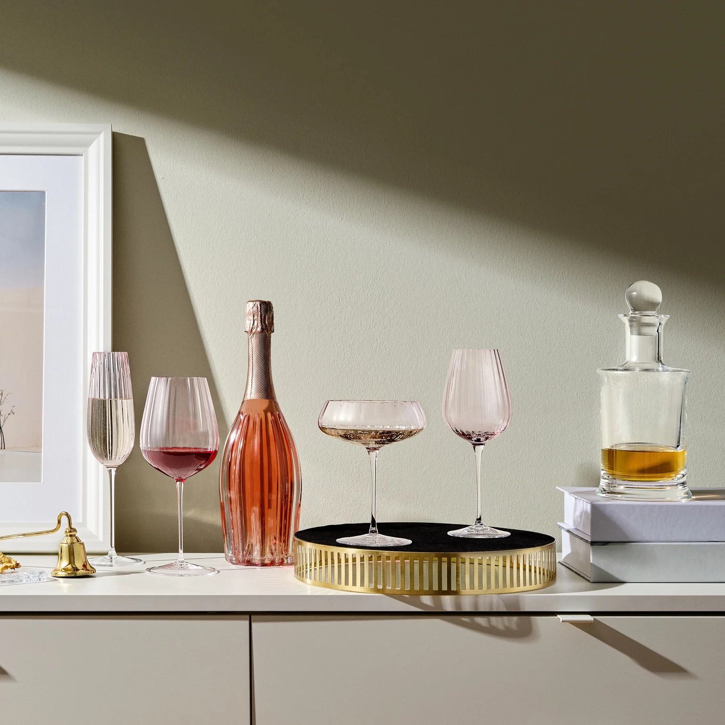 Round Up Dusty Rose 2er Set Champagnerschale