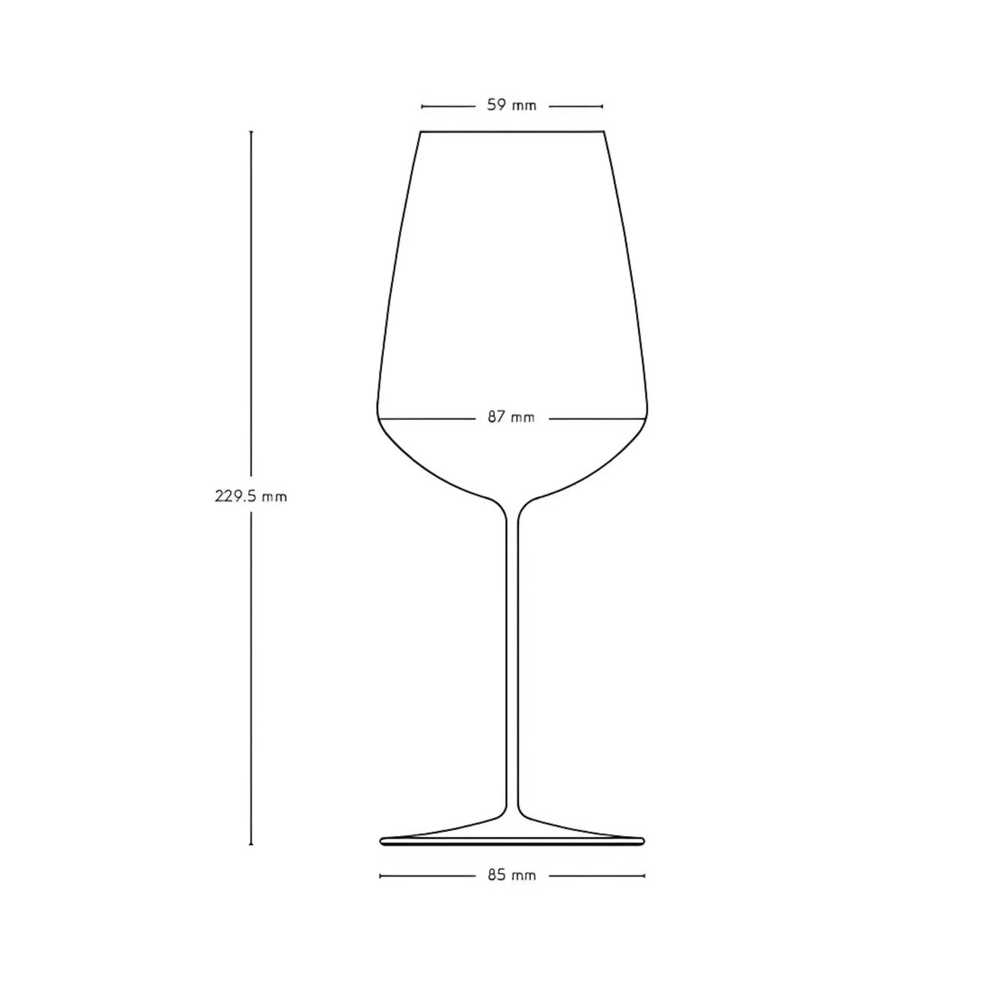 Stem Zero Vertigo Delicate Weißweinglas