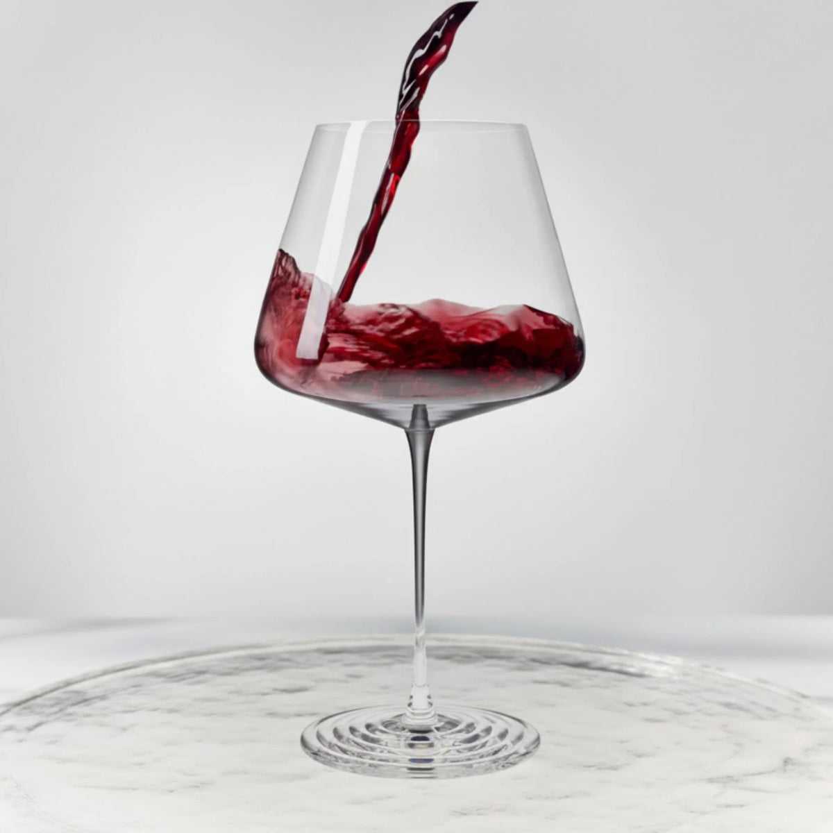 Splash Red Wine Glasses Set of 2