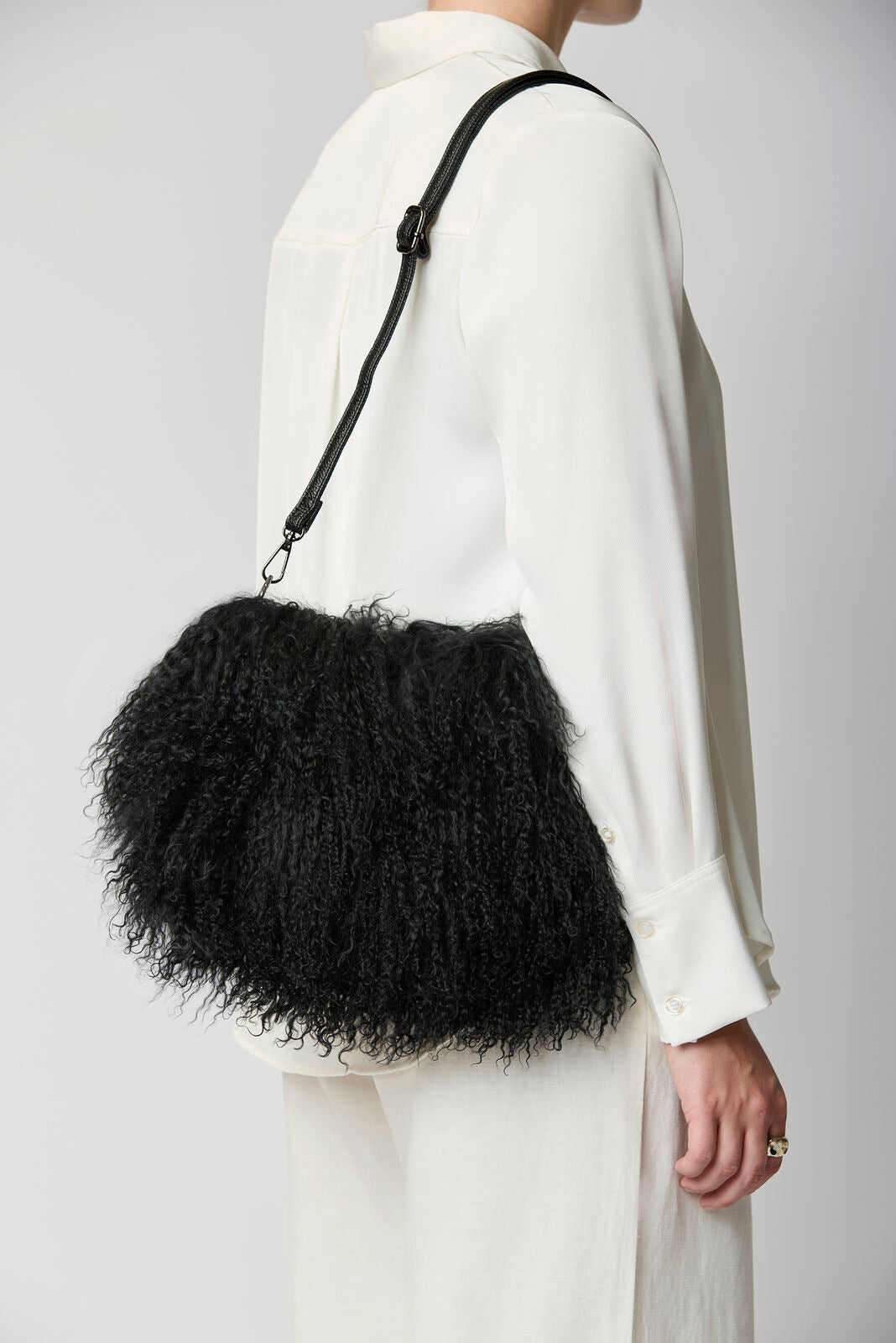 Jasmin Handtasche | Tibetfell