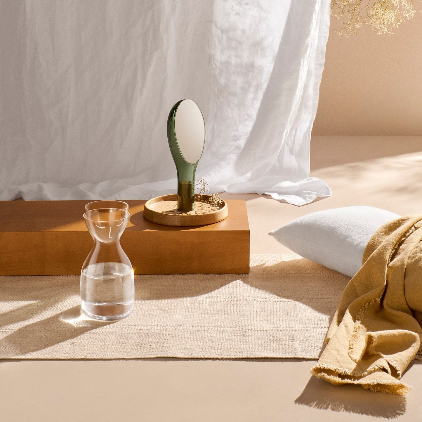 Mr. & Mrs. Night Water Set Short Clear