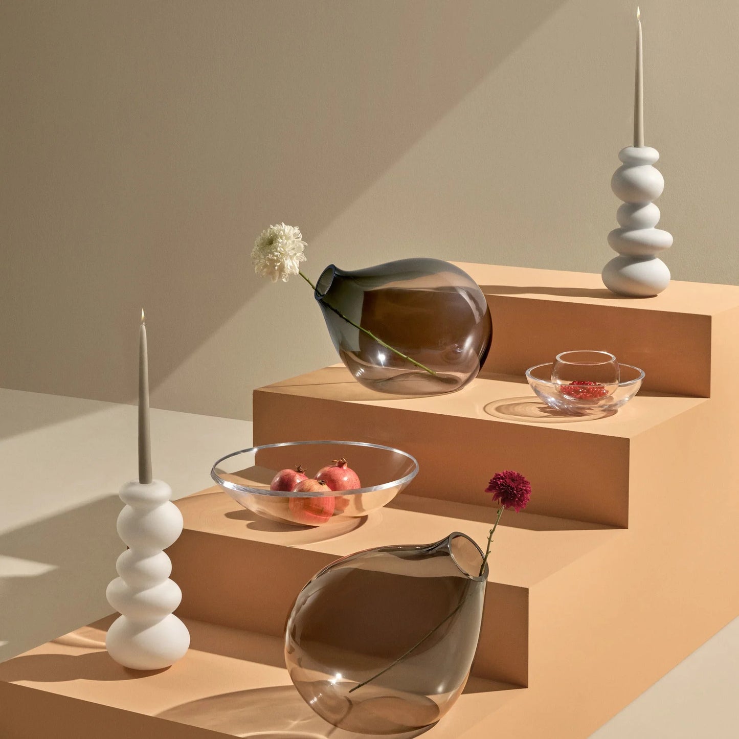 Bubble Vase Medium, Smoke