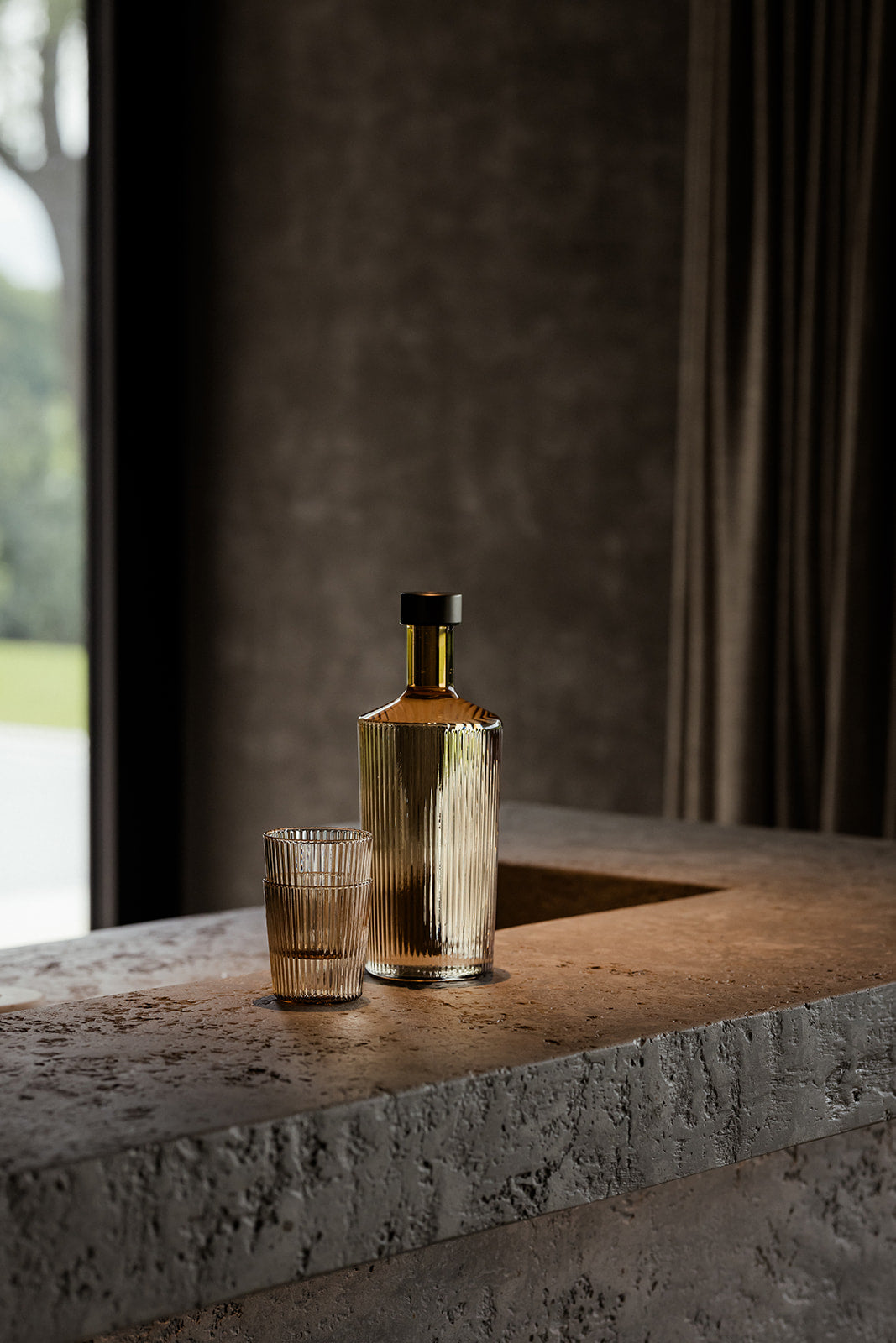 Paveau Trinkglas Bells, Amber