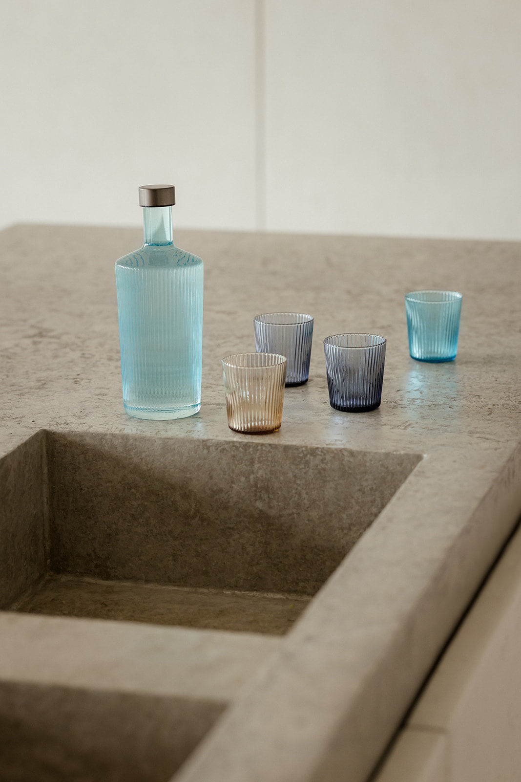 Paveau Trinkglas Lucky, Türkis