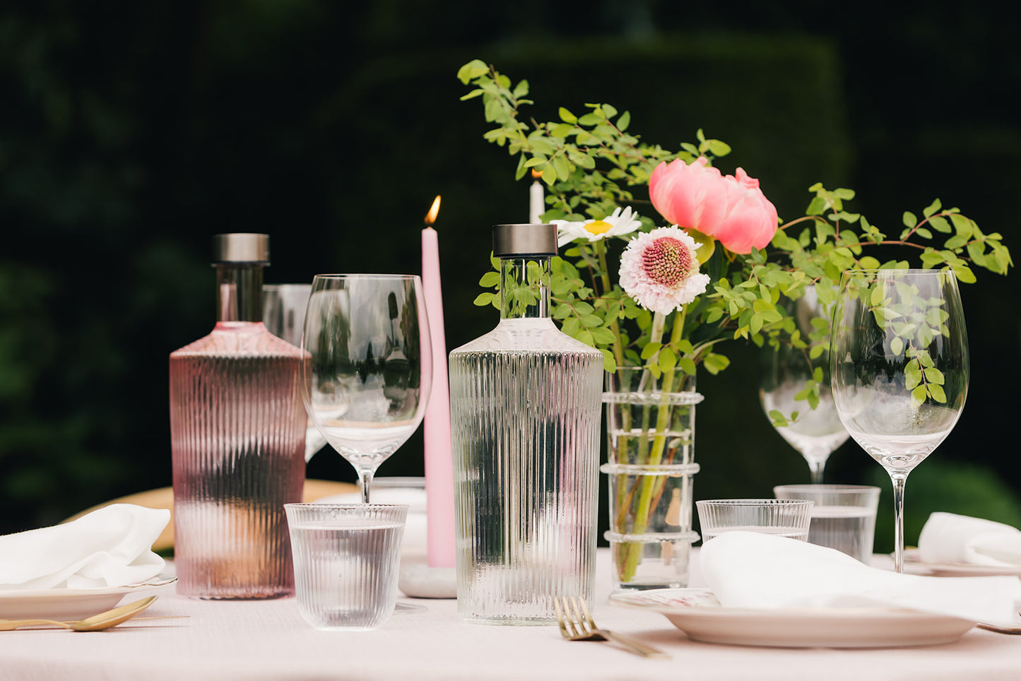 Wasserflasche - White Haven, Transparent