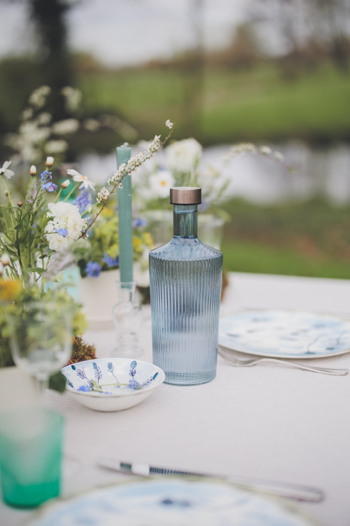 Wasserflasche - Twilight, grau