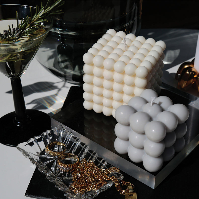 The Grand Bubble Set Creme & Hellgrau